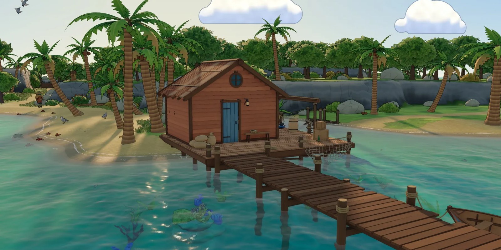 A solo developer let Claude build every crab, gull and palm tree in his Steam fishing game