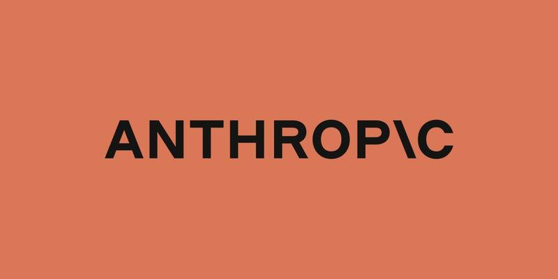 The black Anthropic wordmark centred on a terracotta background