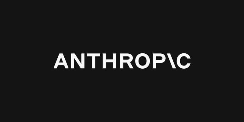 The white Anthropic wordmark on a near-black background