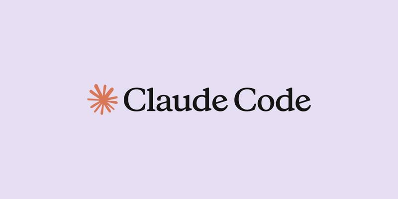The Claude Code logo, an orange starburst beside the words Claude Code in black, on a pale lilac background