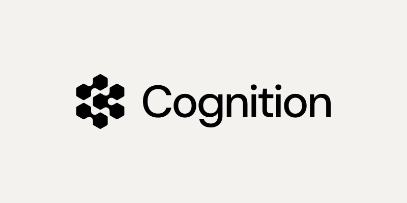 The black Cognition logo, a hexagonal symbol beside the word Cognition, on an off-white background