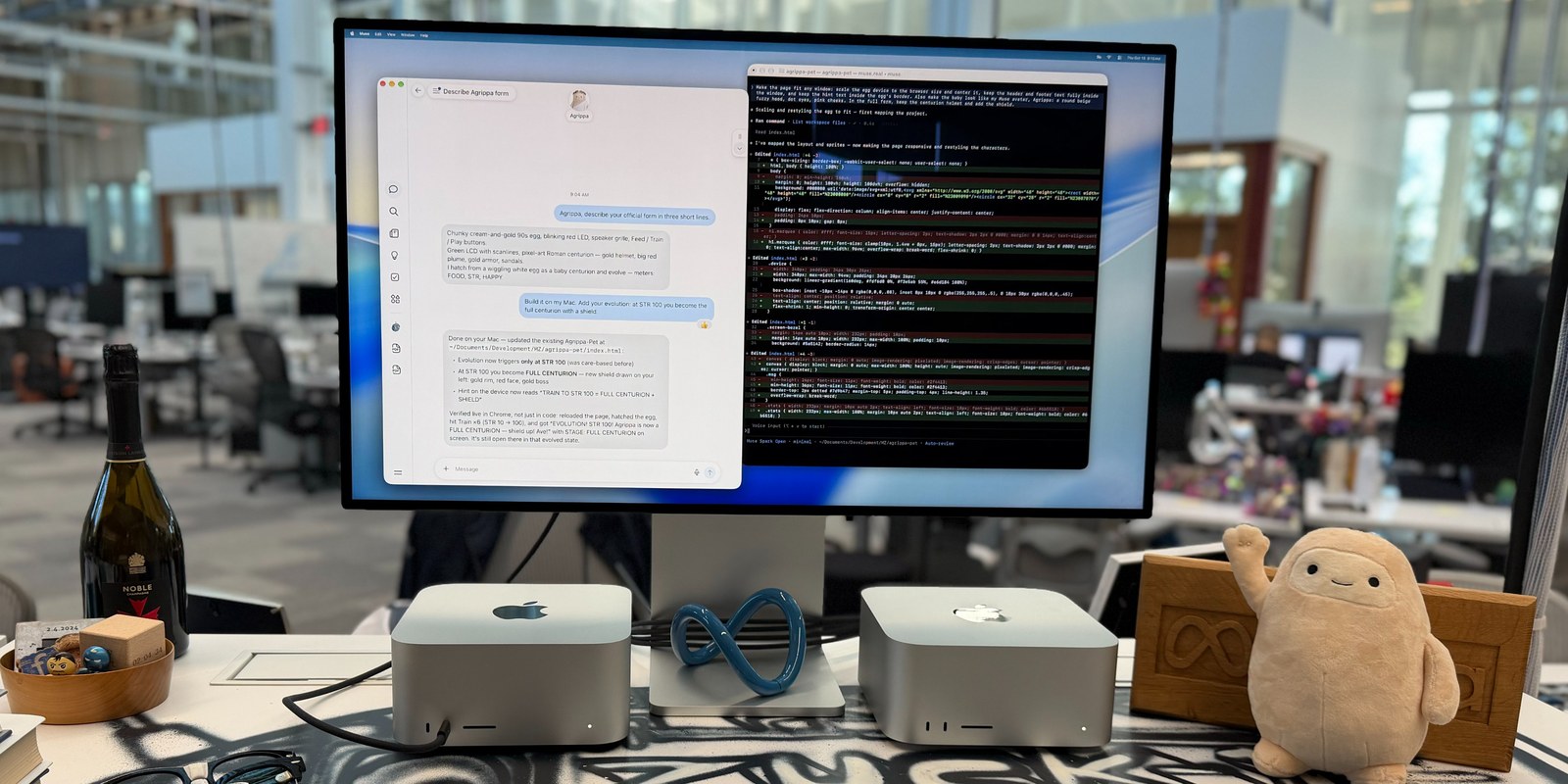Meta teams up with old rival Apple to run its giant open AI model on two Mac Studios